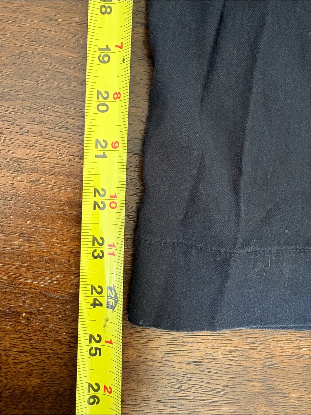 Anthropologie Maeve The Collette Pants Black 31 (32W)Cropped Linen Viscose Blend - Picture 13 of 13